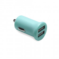 Chargeur allume-cigares Neon 2 USB-A 2.4 A - vert peppermint