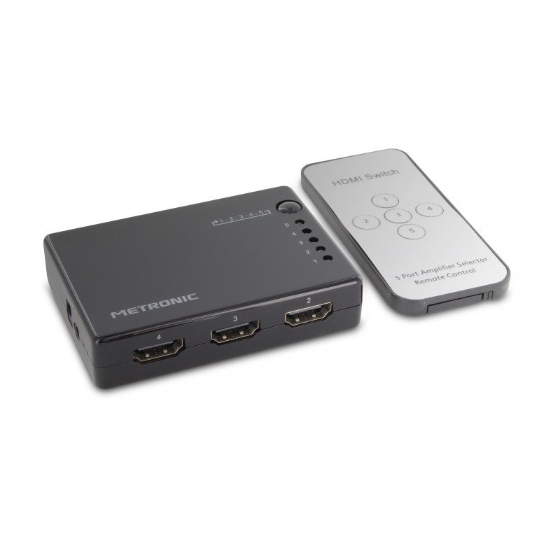 Switch HDMI 5 ports METRONIC