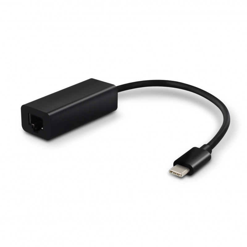 Adaptateur USB-C mâle vers Ethernet RJ45 fem.