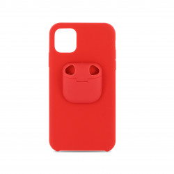 Coque semi-rigide Ultimate soft touch 2-en-1 pour iPhone 11 - rouge