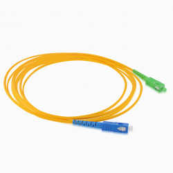 Câble fibre optique Free - monomode 5 m - vert et bleu