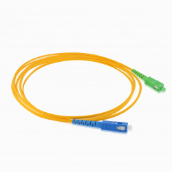 Câble fibre optique Free - monomode 2 m - vert et bleu