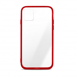 Coque semi-rigide Color Edge pour iPhone 11 - contour rouge