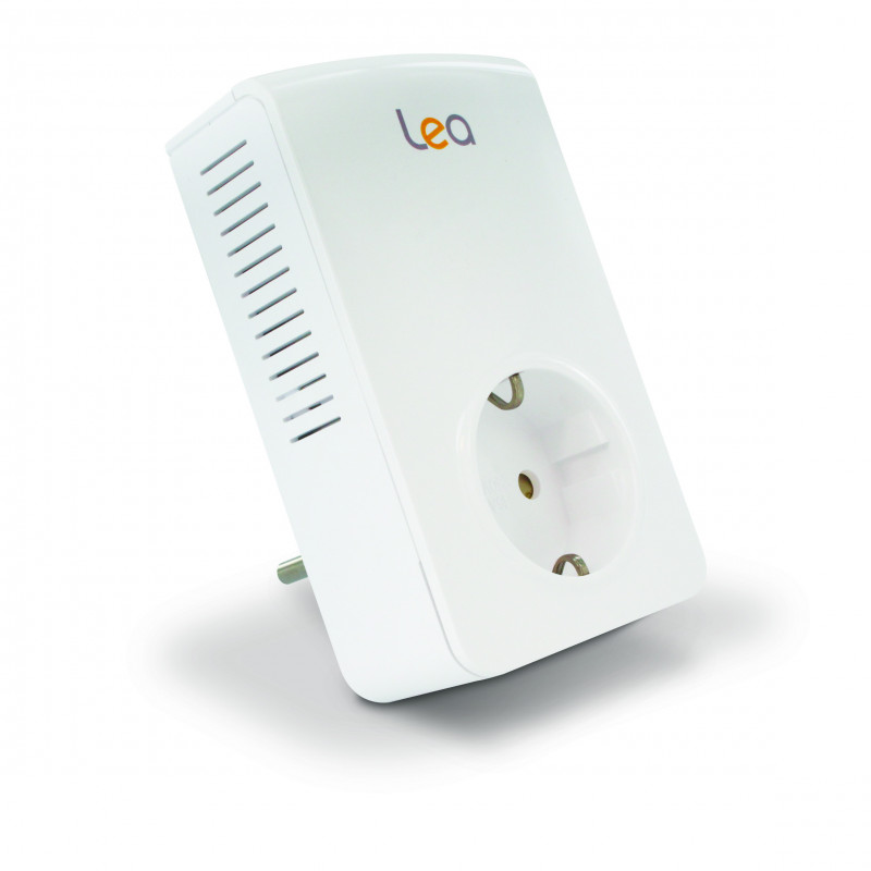 Prise CPL NetSocket 1800 Mbps 1 port Ethernet GbE prise EU - blanc