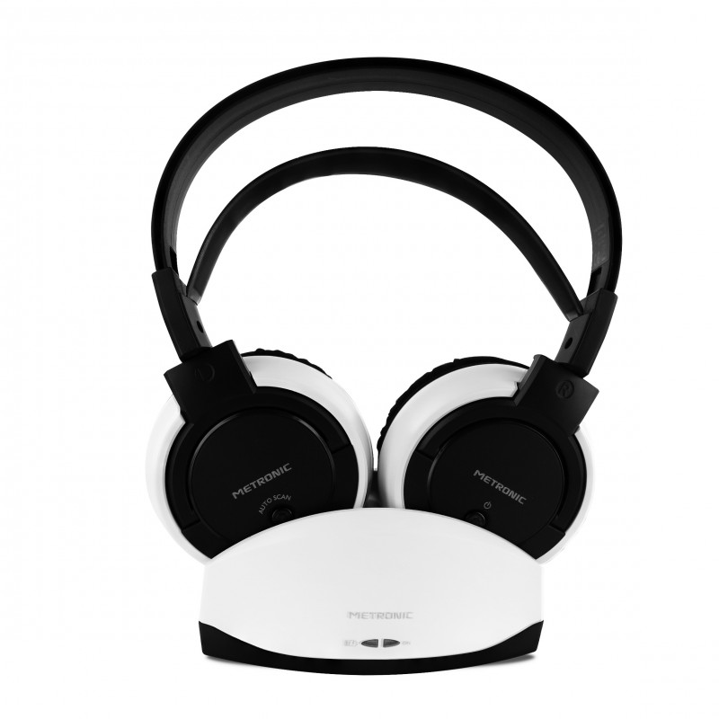 Metronic 480192 - Casque TV sans fil avec entrée audio numérique - noir -  Casque - LDLC