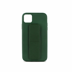 Coque semi-rigide magnétique avec support pour iPhone 12/12 PRO - verte