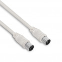 Câble TV coaxial 9,52 mm mâle/fem. 2 m