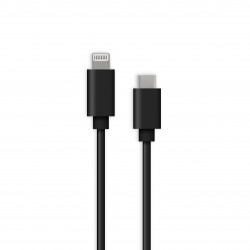 Câble MFI / USB-C pour iPhone iPad 1 m - noir