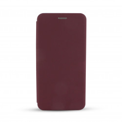 Etui folio Soft Touch pour Xiaomi Redmi Note 9T - bordeaux