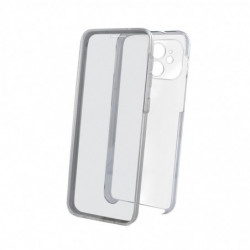 Coque semi-rigide 360° pour Samsung A33 5G - transparente / grise