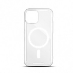 Coque rigide compatible MagSafe pour iPhone 13 Mini - transparente