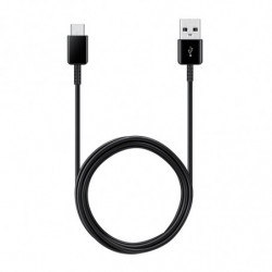 Câble USB A/USB C 1,5 m 3A Noir