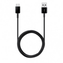 Câble USB A/USB C 1,5 m 3A Noir (lot de 2)