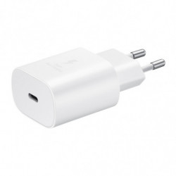 Chargeur secteur SAMSUNG Ultra rapide 25W Blanc + cable