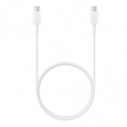 Câble USB-C /USB C 1,5 m 3A Blanc