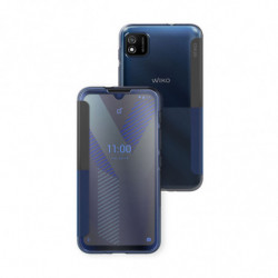 Etui folio Easy pour Wiko Y62/Y62 Plus - bleu nuit