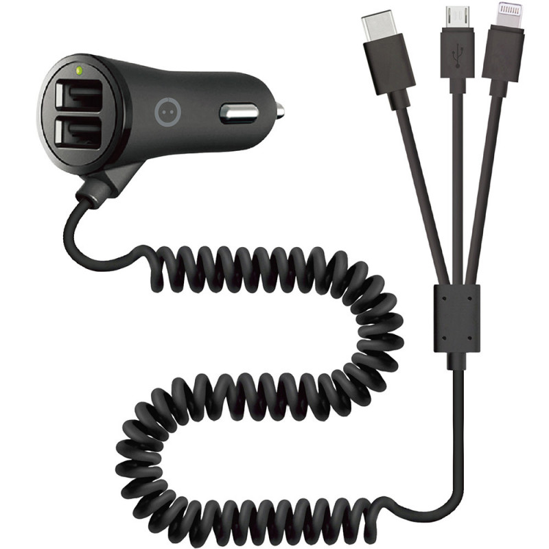 Chargeur Voiture Allume-cigare Micro-USB 1A - Français