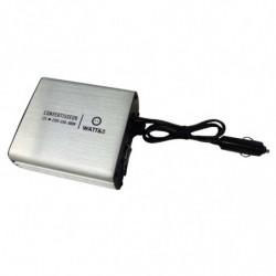 Convertisseur 12V-230V 300W USB 2,1A. Fusible de protection