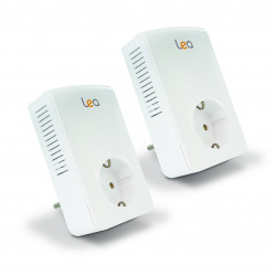 Prise CPL NetSocket 1800 Mbps 1 port Ethernet GbE prise EU (lot de 2) - blanc