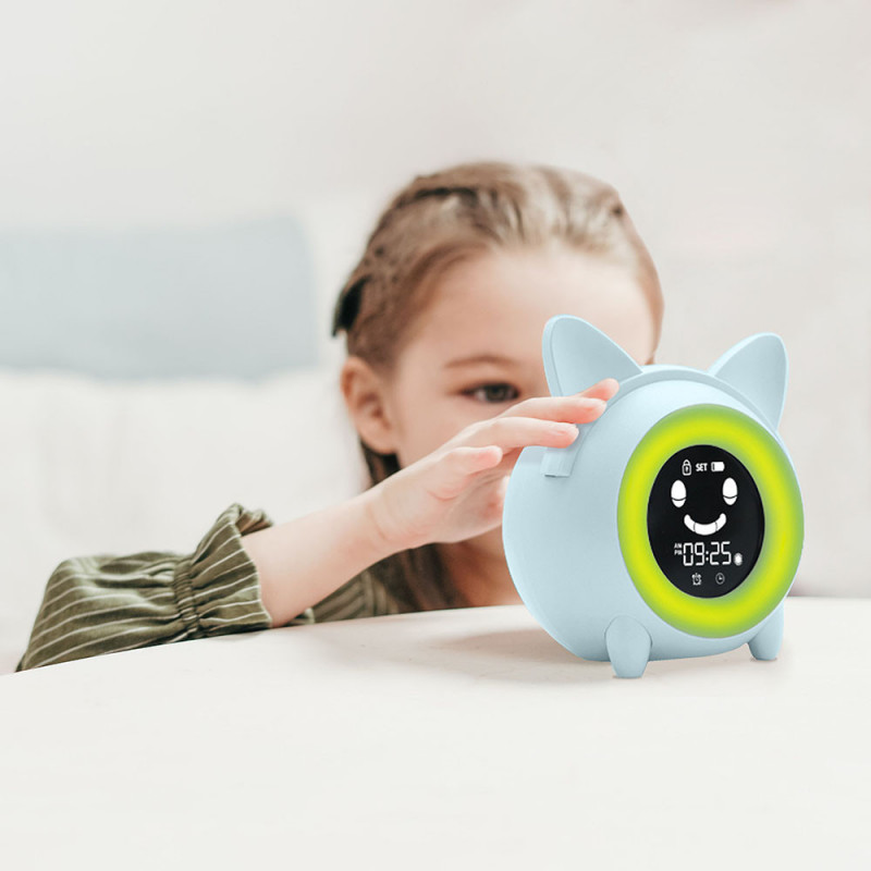 Metronic - radio Réveil Veilleuse pour Enfant USB FM vert noir - Radio -  Rue du Commerce