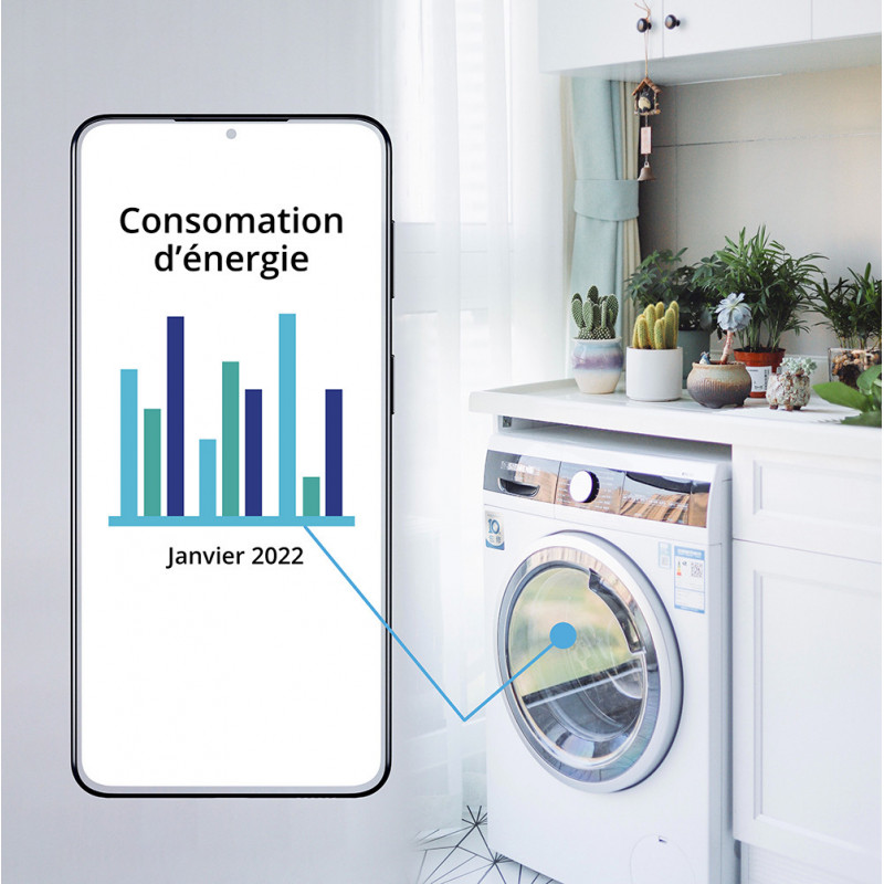 FTVOGUE Prise Intelligente WiFi Compatible avec Les Prises télécommandées  Prise de Courant GSM Intelligente avec capteur de température