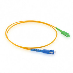Câble fibre optique Free - monomode 10 m - vert et bleu