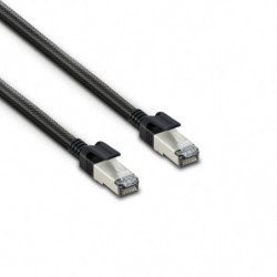 Câble Ethernet RJ45 CAT 8 mâle/mâle tressé - S/FTP 1,5 m