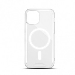 Coque rigide compatible MagSafe pour iPhone 14 Plus - transparente