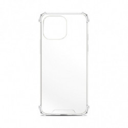 Coque semi-rigide renforcée pour iPhone 14 Pro - transparente