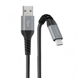 Câble USB-C /USB-A renforcé Ultimate 2 m - noir