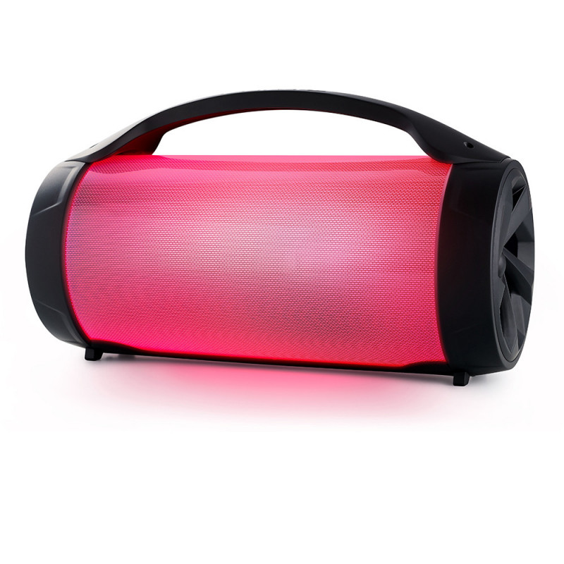 Support Téléphone Avec Haut-parleur à Induction – Enceinte Bluetooth Lumineuse RGB – Pour Musique, Vidéos, Streaming