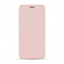 Etui folio Soft Touch pour iPhone 13 Pro - rose