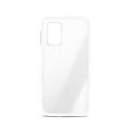 Coque semi-rigide Color Edge pour Samsung A02s/A03s - contour blanc