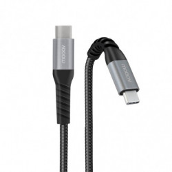 Câble USB-C /USB-C renforcé Ultimate 1 m - noir