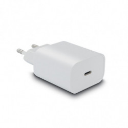 Chargeur secteur 1 USB-C 20W Power Delivery - blanc
