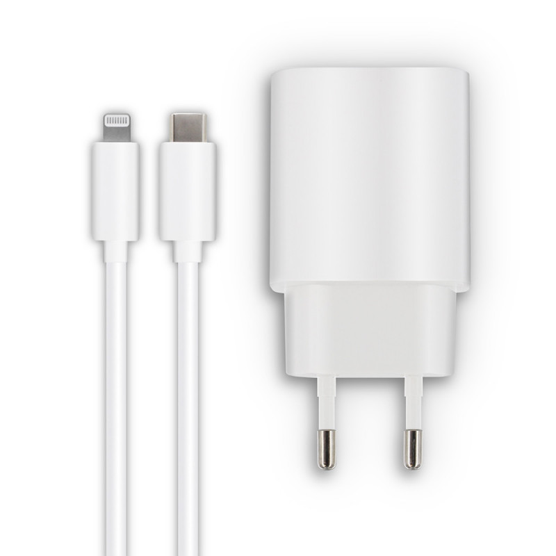 USB Charger Kit 5W - Lightning - iPhone and iPod, Chargeurs secteur, Charge et Accessoires