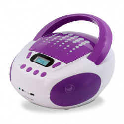 Lecteur CD MP3 Ocean enfant avec port USB - Blanc et bleu METRONIC® - Radio  - Achat & prix