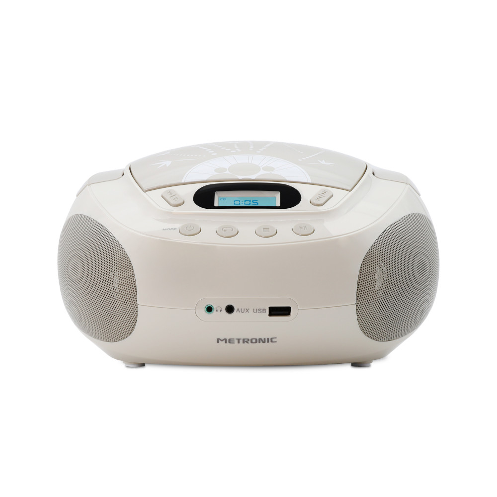 Lecteur CD METRONIC Lecteur CD MP3 Soft Grey avec port USB 