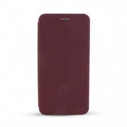 Etui folio Soft Touch pour Samsung A02s/A03s - bordeaux