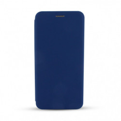 Etui folio Soft Touch pour Samsung A02s/A03s - bleu