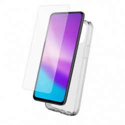 Pack protection coque transparente+verre trempé pour Xiaomi Redmi Note 12 4G
