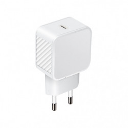 Chargeur secteur 1 USB-C 30W Power Delivery - blanc