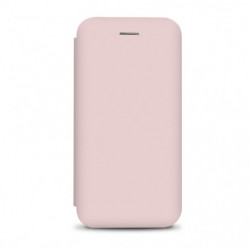 Etui folio Soft Touch pour iPhone 15 Plus - rose