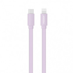 Câble MFI / USB-C plat pour iPhone iPad 1 m - lavande pastel