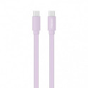 Câble USB-C / USB-C plat 1 m - lavande