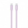 Câble USB-C / USB-C plat 1 m - lavande