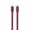 Câble USB-C / USB-C plat 1 m - magenta