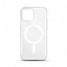 Coque semi-rigide compatible MagSafe pour iPhone 15 - transparente