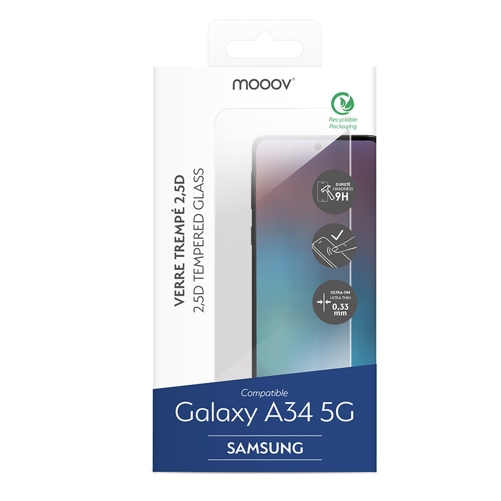 Verre trempé pour Samsung Galaxy A34 5G