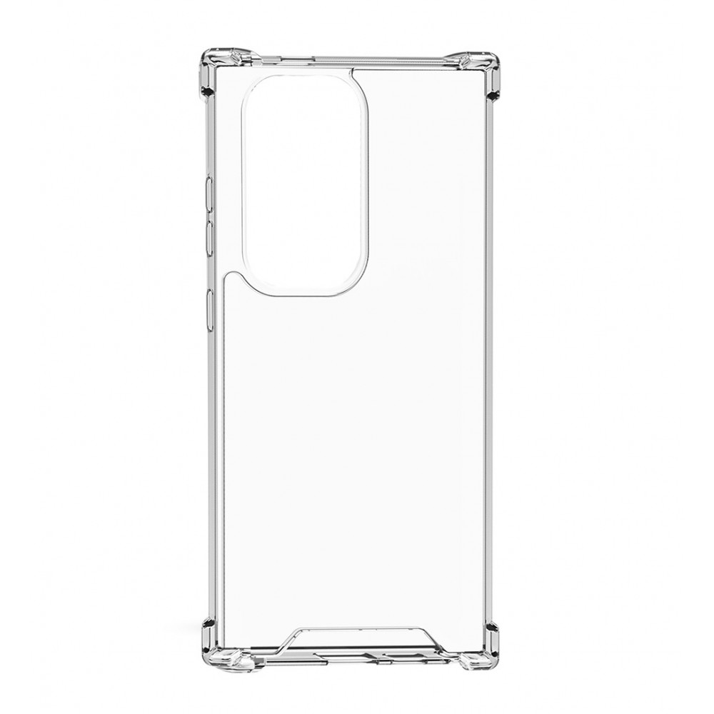 Coque semi-rigide renforcée pour Samsung Galaxy S24 Ultra - transparente